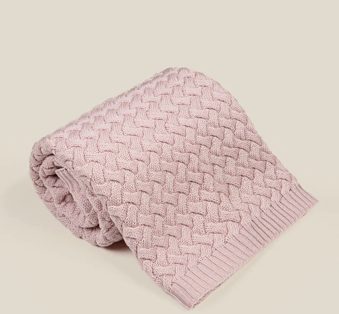 Babydeken van 100% Merinowol | zacht | 75x100cm | Roze Fluffy