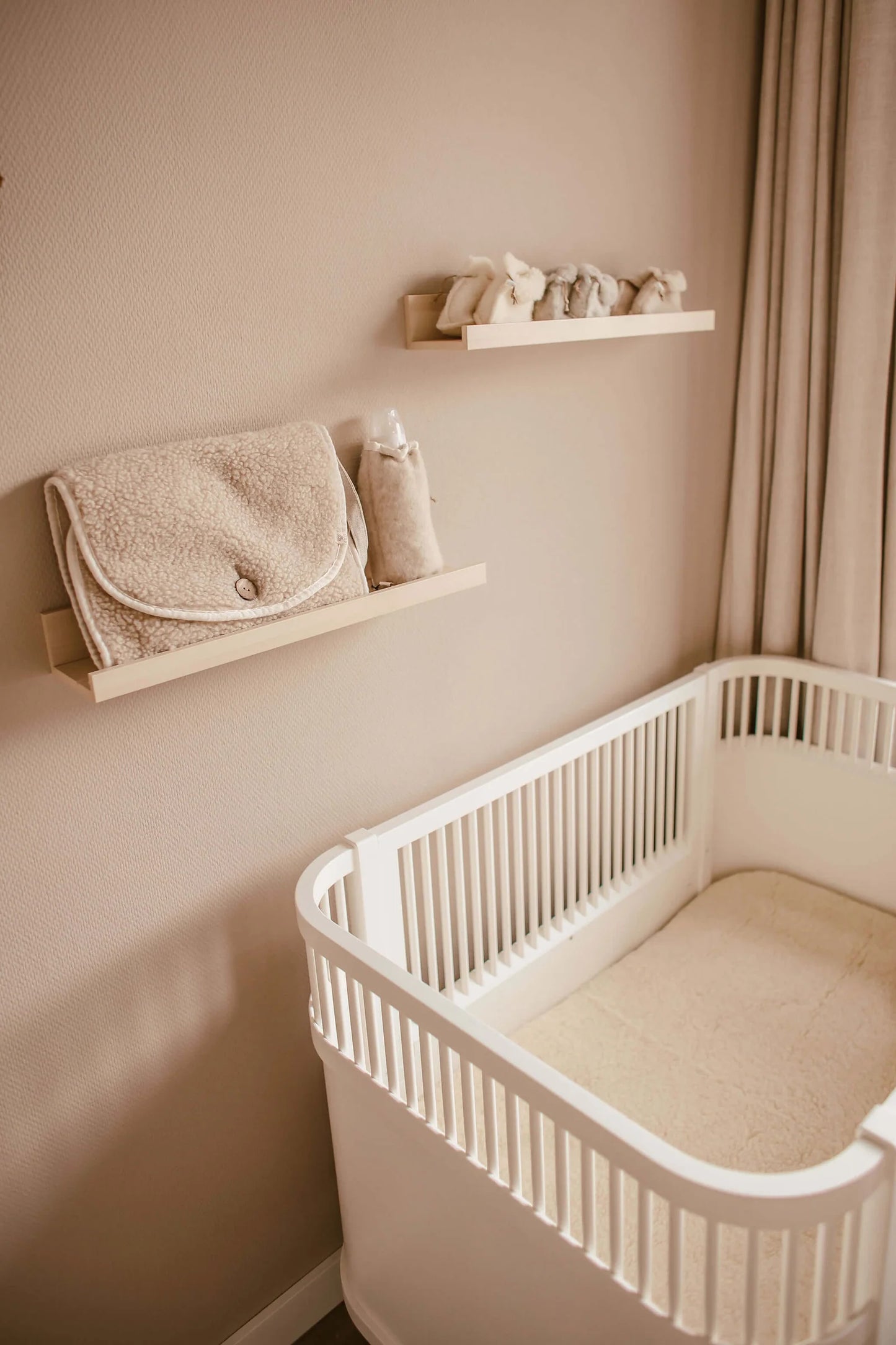 5 maten | Wollen hoeslaken Beige | KICO Label | 100% wol