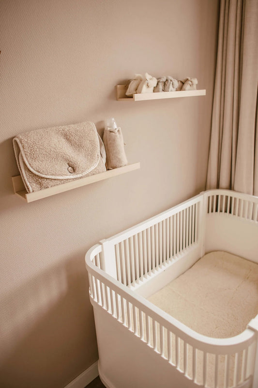 5 maten | Wollen hoeslaken Naturel | KICO Label | 100% wol