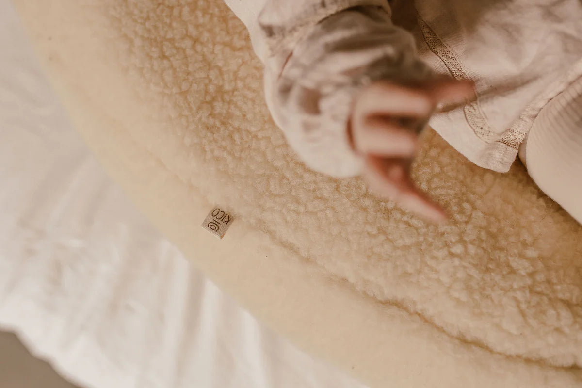 VOEDINGKUSSENHOES Beige | Merinowol | KICO Label