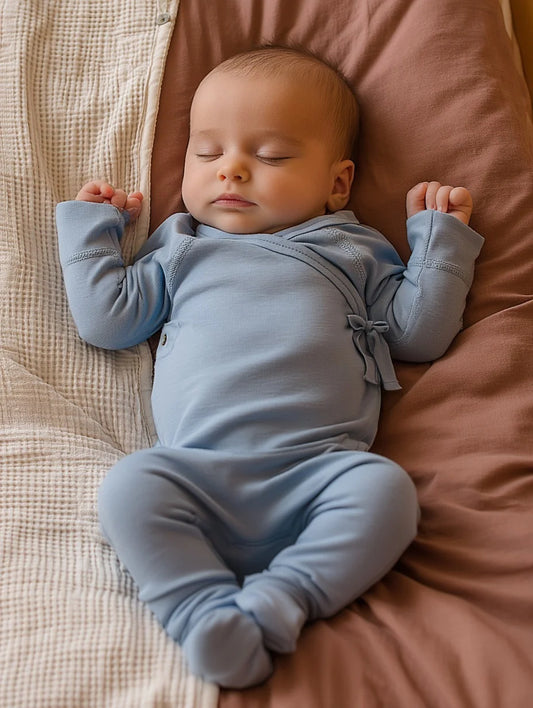 Wollen boxpakje  | Merino wol | Blue Fog | Lille Barn