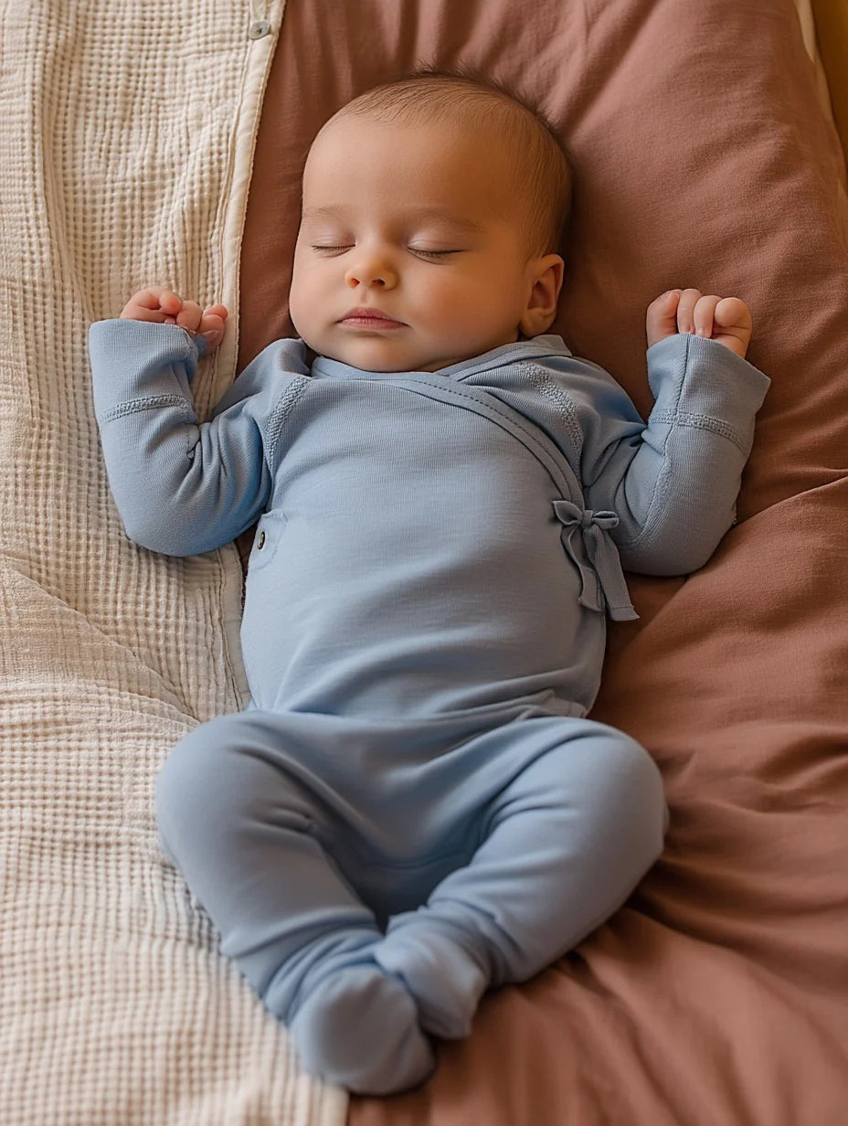 Wollen boxpakje | Merino wol | Blue Fog | Lille Barn