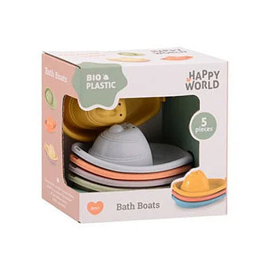 Happy World | Bio Plastic Badbootjes, 5st