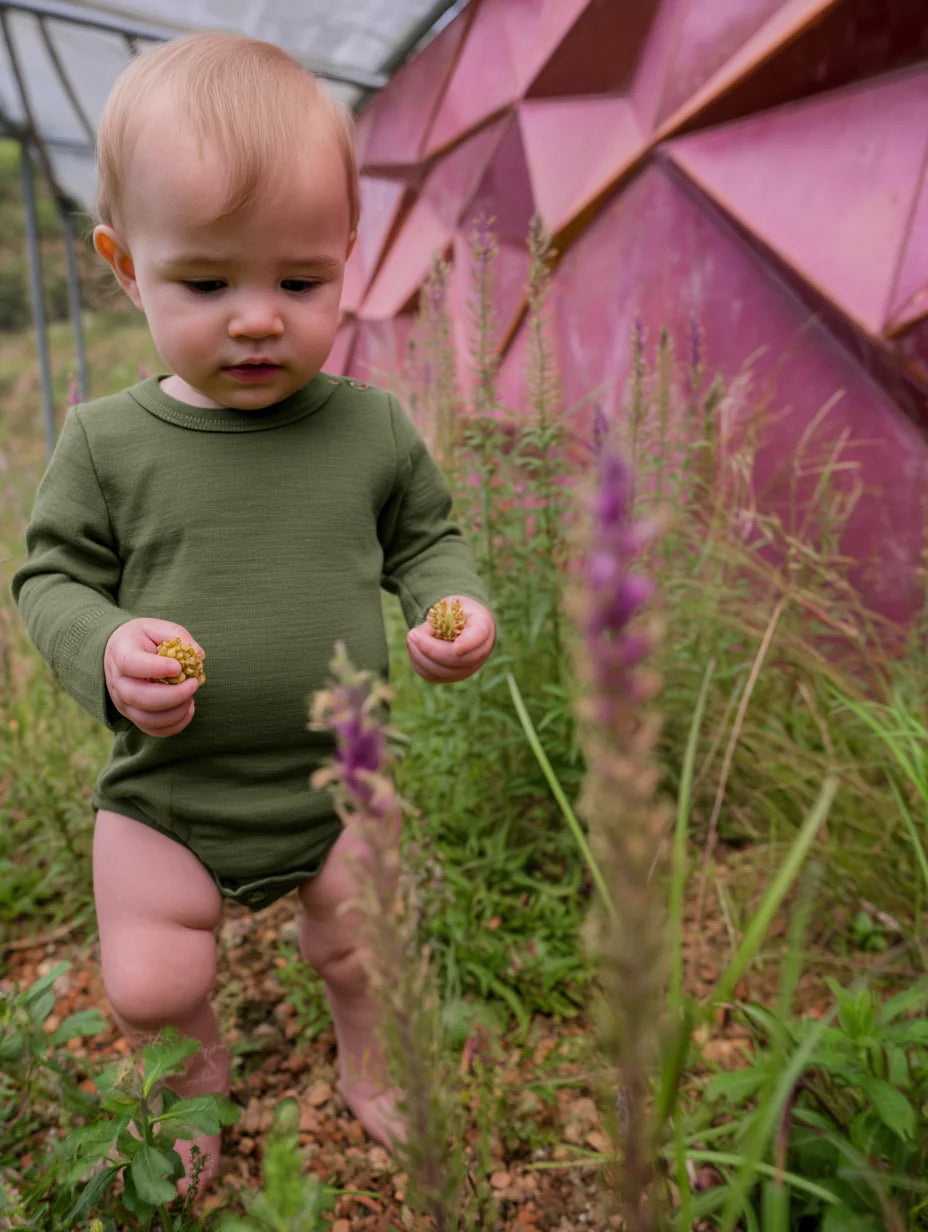 Romper | 100% Merinowol | Riffle Green