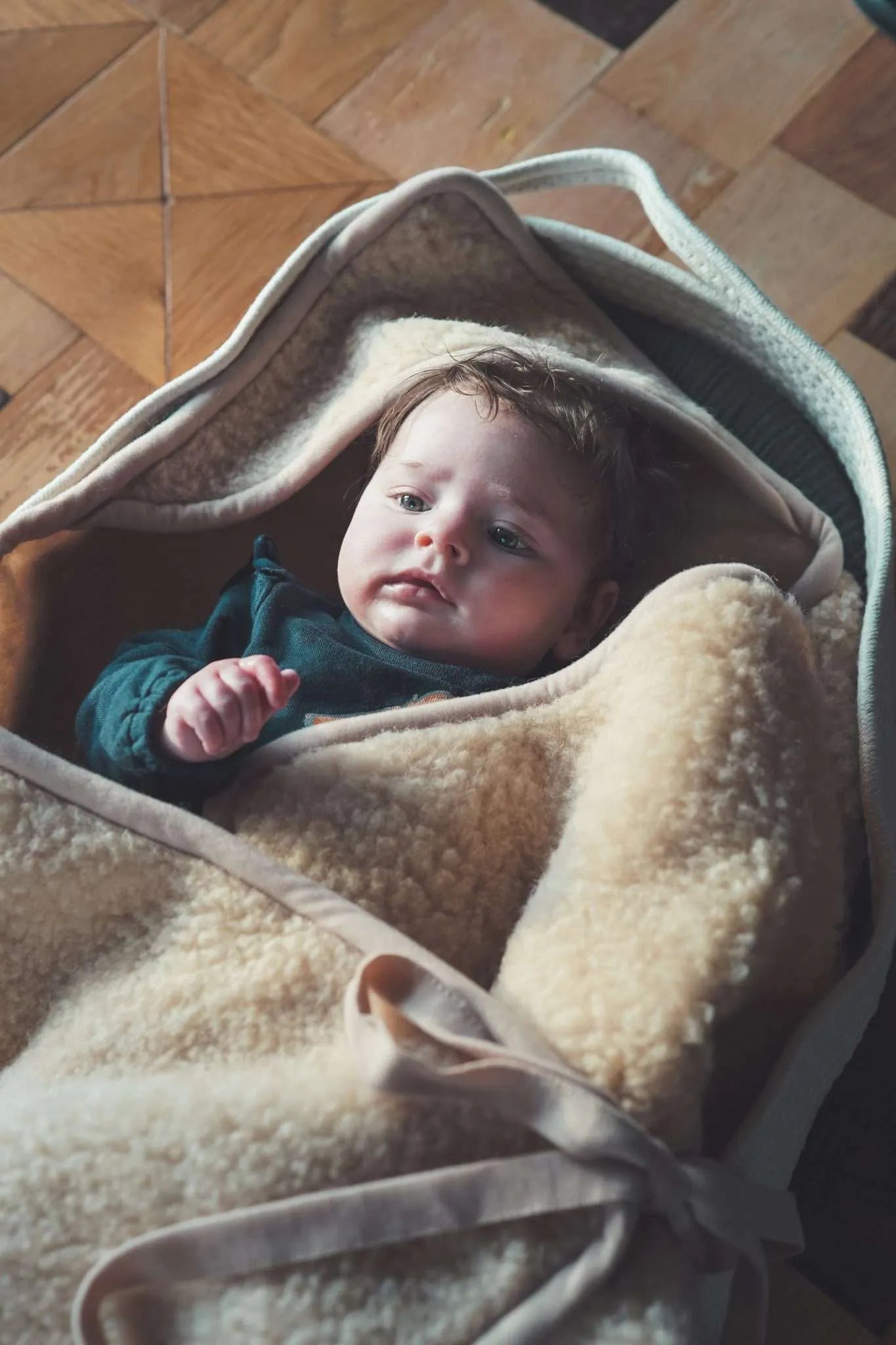 Wollen Wikkeldeken | Beige