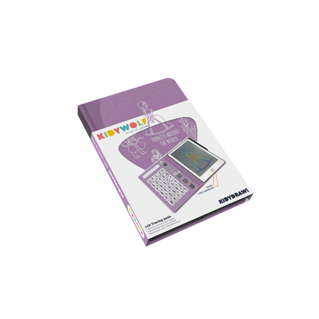 KIDYDRAW-MINI | Tekenblok 30 Prinses | KIDYWOLF