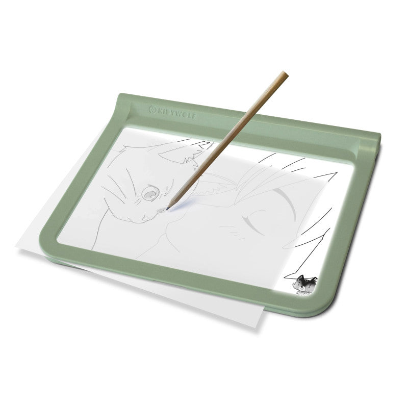 KIDYDRAW-PRO | Mobiele en lichtgevende tablet groen | KIDYWOLF