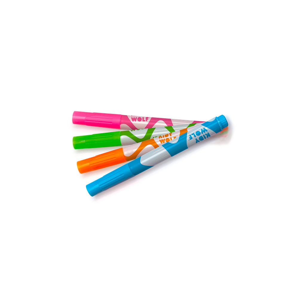 Kidywolf Kidymarker Markeerstiften RMCB - 4st.
