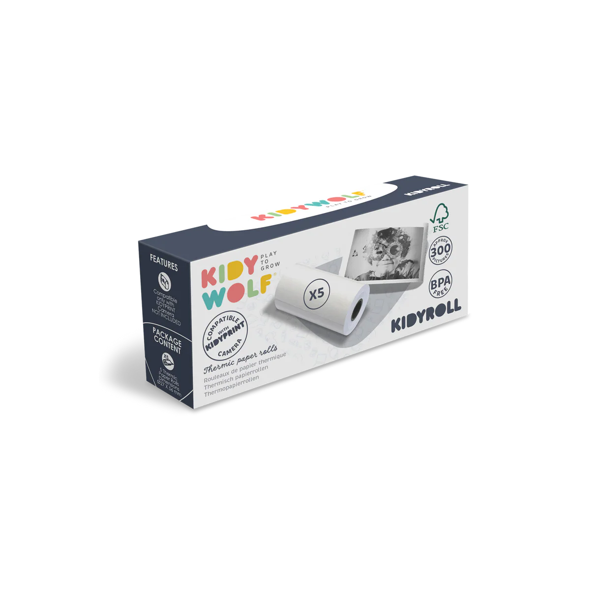 KIDYPRINT | Rolletjes klasiek | Kidywolf