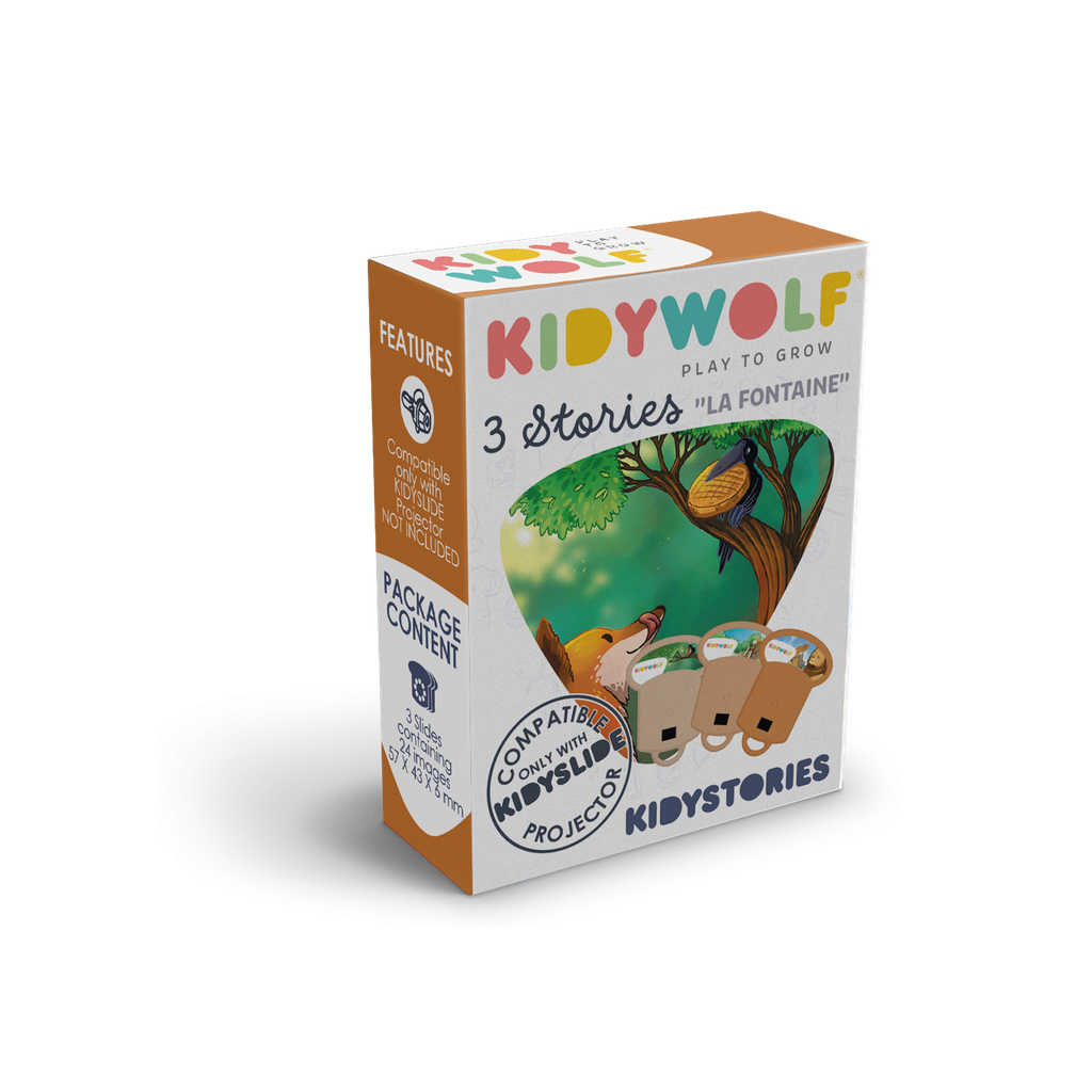 KIDYSTORIES 3 verhalen De fabels van La Fontaine voor KIDYSLIDE | Kidywolf