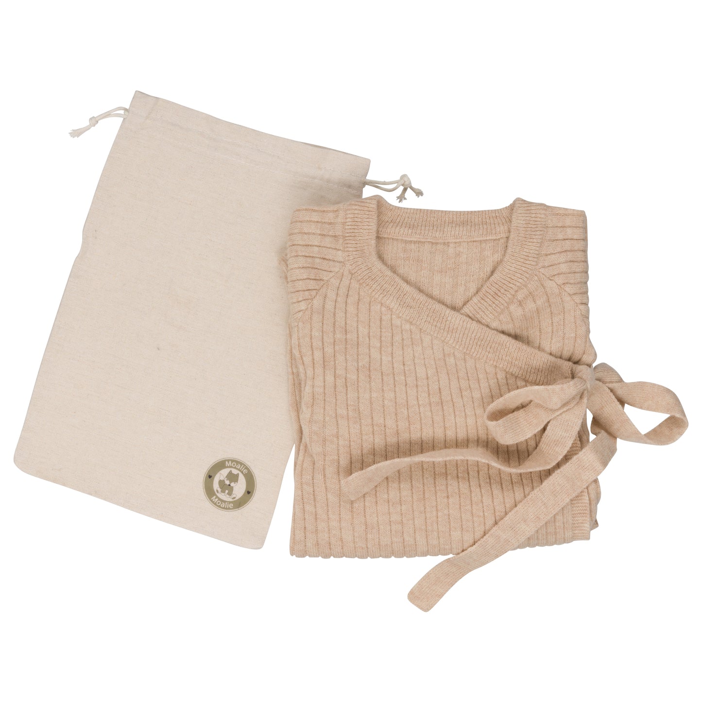 Slaappakje Beige | 100% Merinowol | Moalie