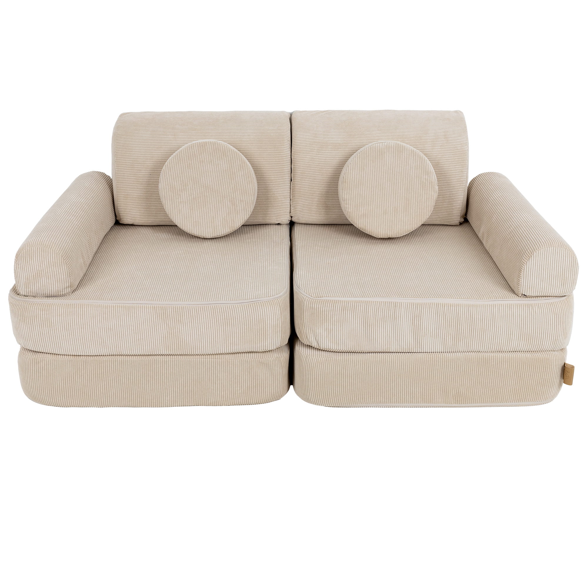 Medium Modular Sofa for Kids - Slimcord Ecru