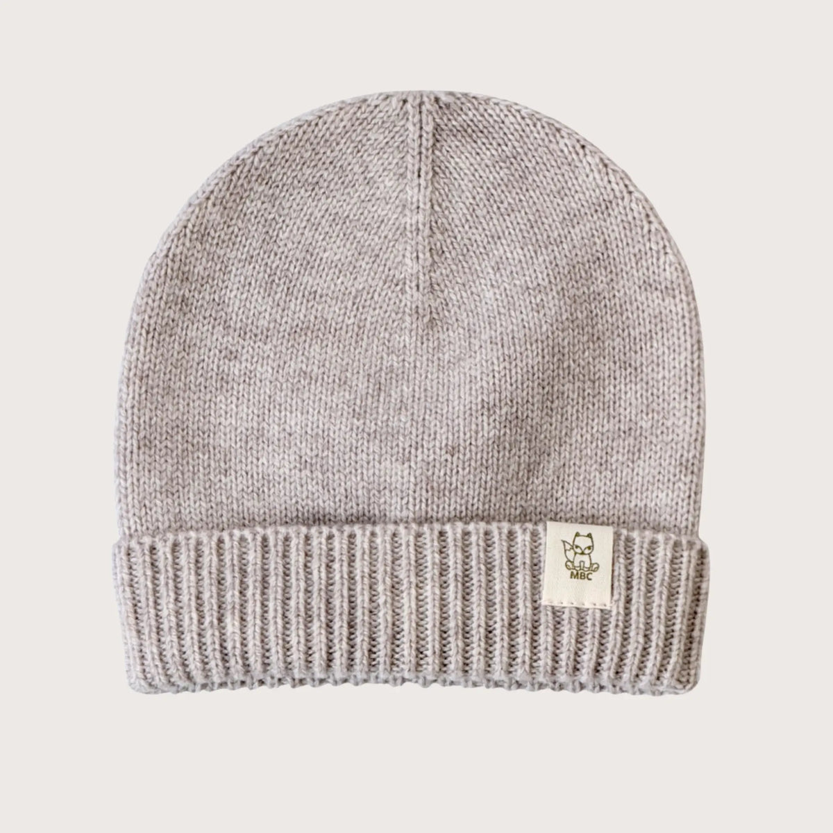 Fine Knit mutsje | Merinowol & cashmere | Moalie Sand