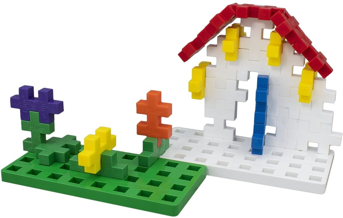 Plus-Plus | BIG Baseplate Duo Green/White 2 stuks