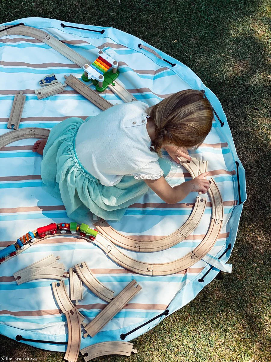 Outdoor Stripes Opbergzak & Speelmat | Play&Go