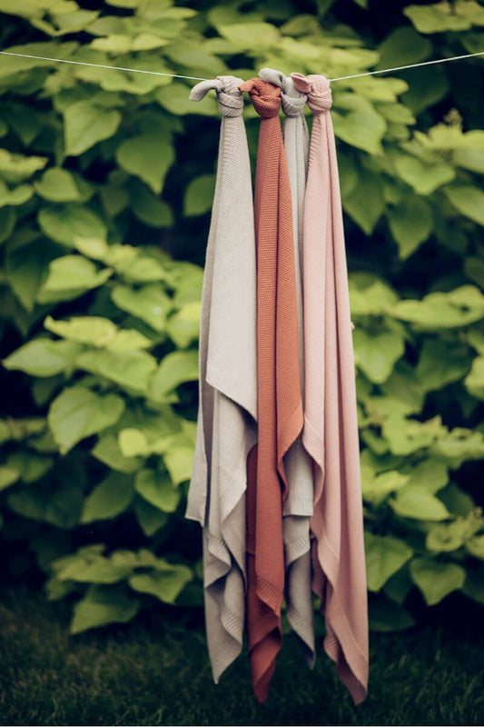 Babydeken van 100% Merinowol | zacht | 75x100cm | Grijs