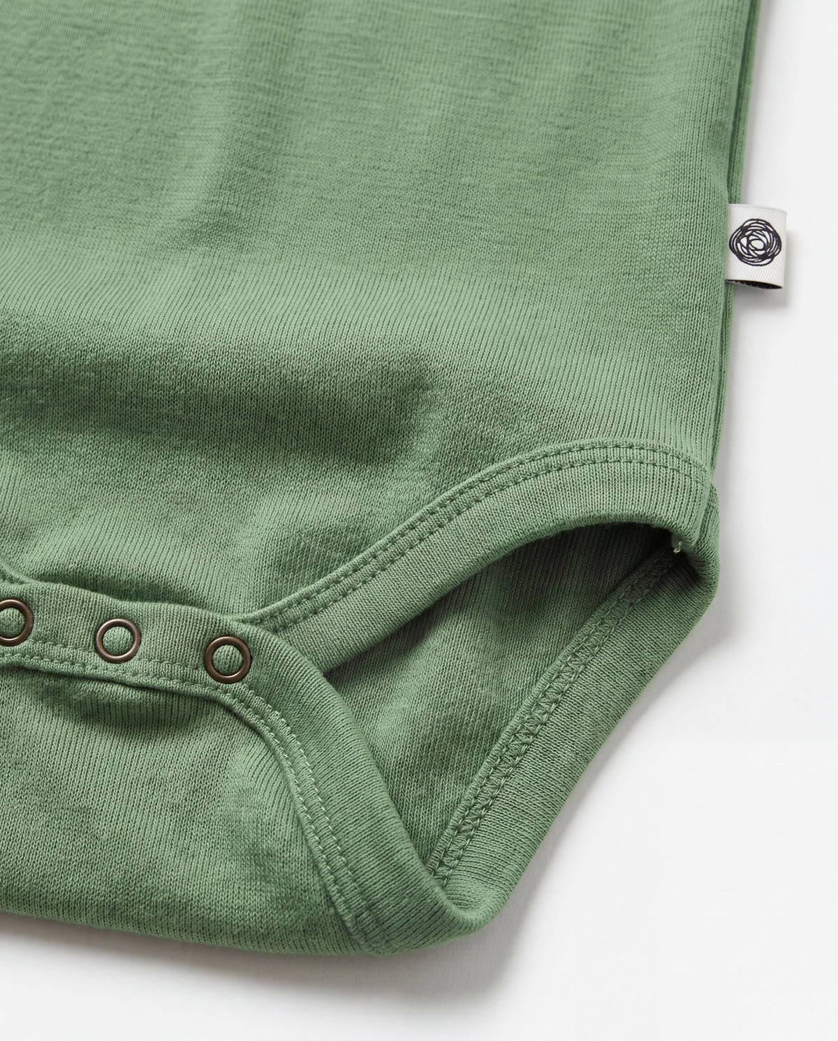 Wollen romper lange mouwen Shale Green | Lille Barn - productfoto 5
