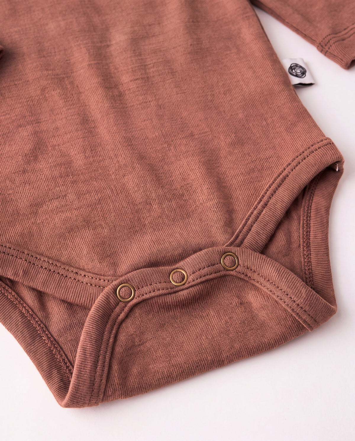 Wollen romper lange mouwen | Cedar Wood | Lille Barn - productfoto 4