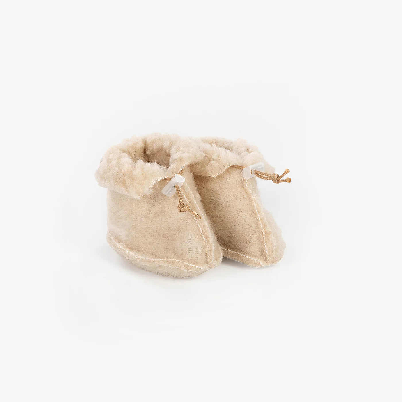 Baby sloffen Beige | Merinowol | Kico Label