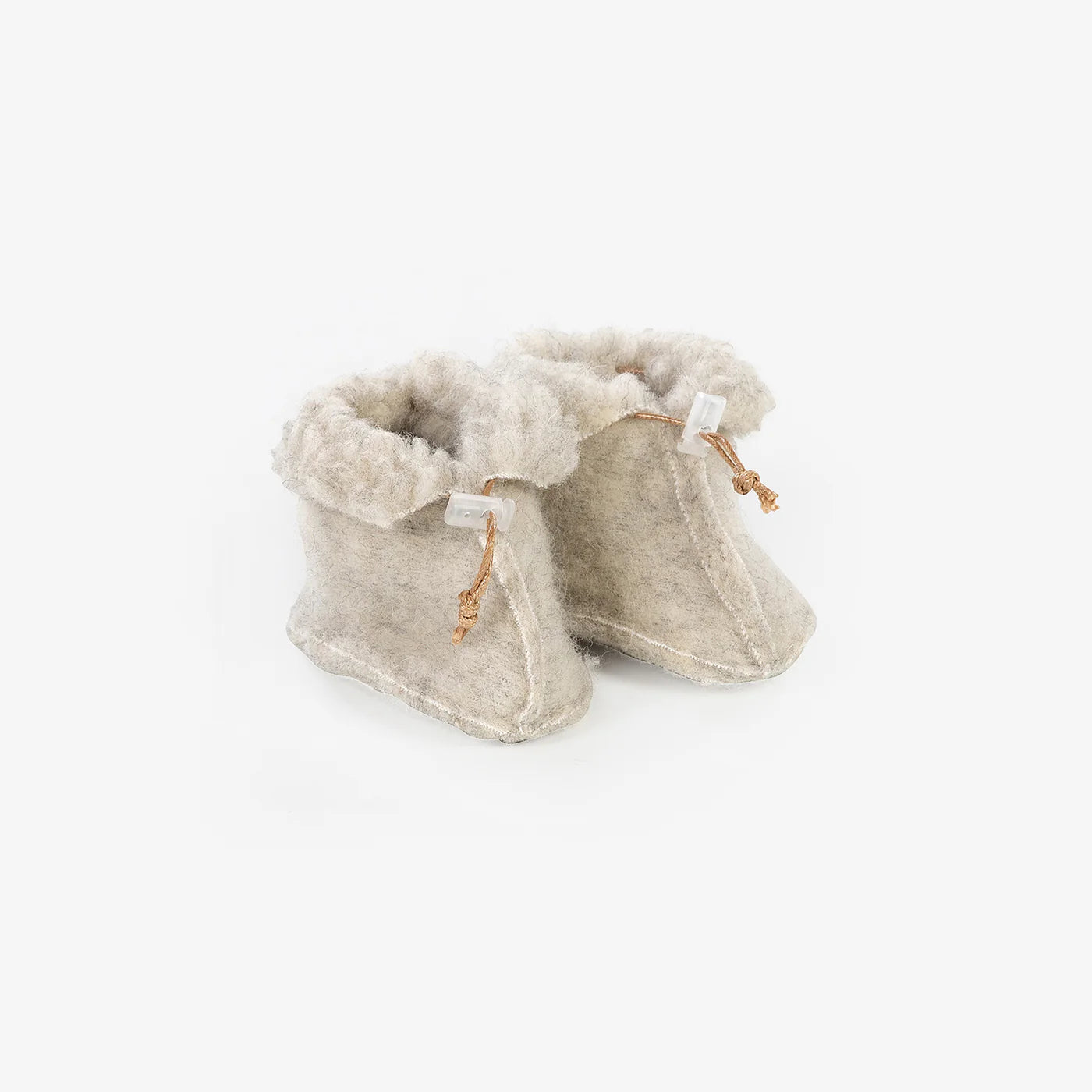 Baby sloffen Grijs | Merinowol | Kico Label