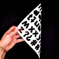 Ferflex® Witte magnetische letters | set van 125 magneten