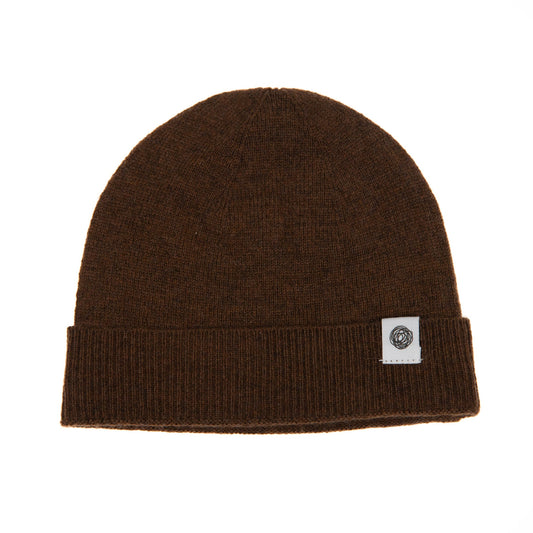 Wollen Baby Muts Gebreid | Merinowol | Brunette | Lille Barn