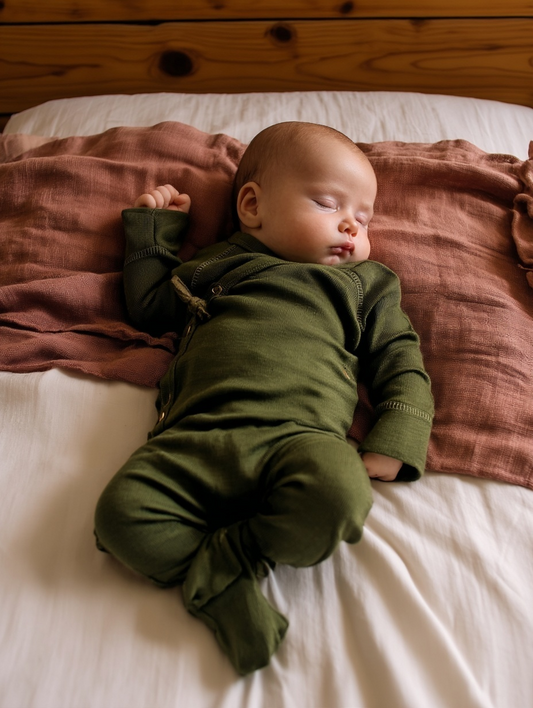 Wollen boxpakje  | Merino wol | Rifle Green | Lille Barn