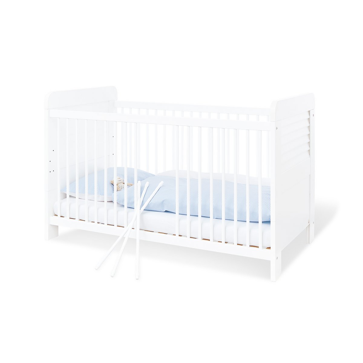 Meegroeibed Wit 140x70 Siena | Verstelbaar & Omvormbaar | Pinolino