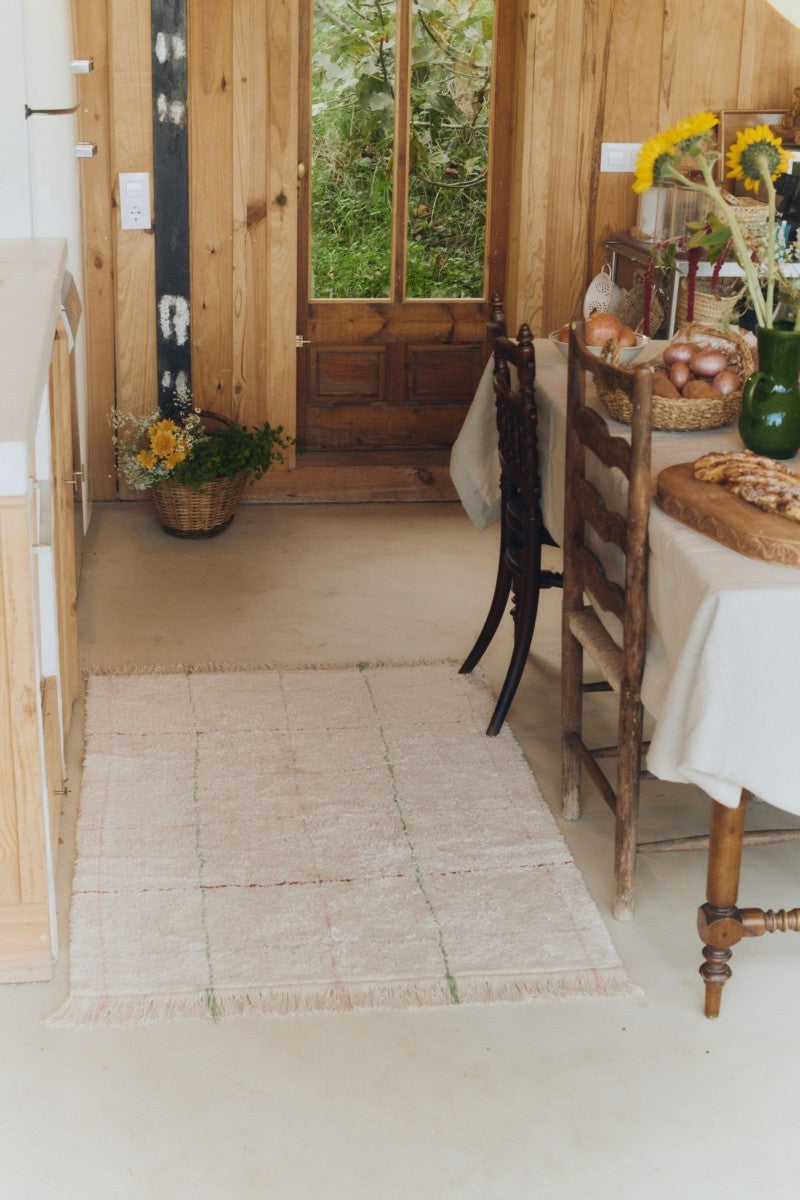 Washable Rug Colorful Lines, 90 x 130 cm