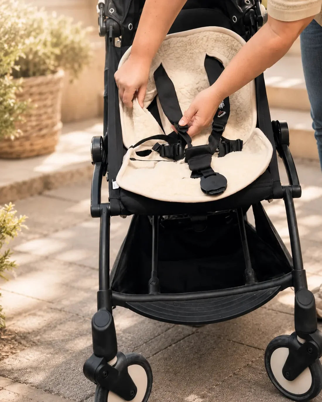 Wool Seat Pad Merinowol Universeel | Autostoel & Kinderwagen| Moalie