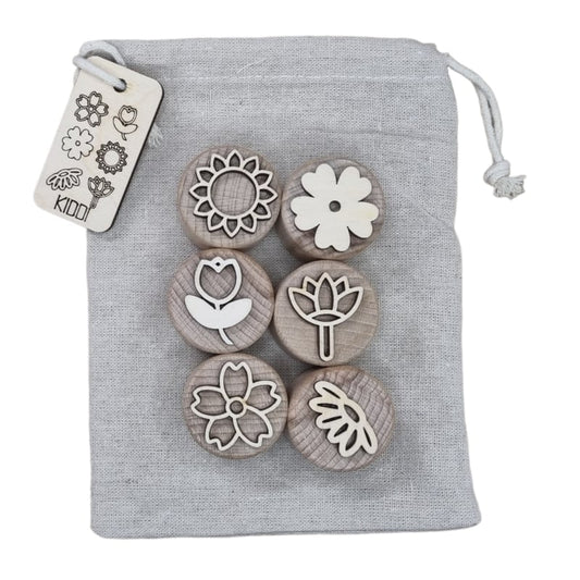 KIDDI | Houten stempels | Bloemen