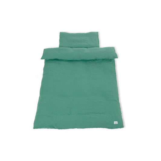 Pinolino Beddengoed | Pastelgroen katoen, 2-delig, OEKO-TEX®