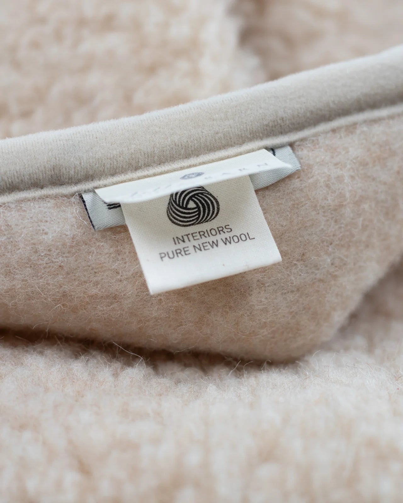 Wollen deken peuterbed | 120x150cm | Enkellaags | 100% Merinowol | Beige