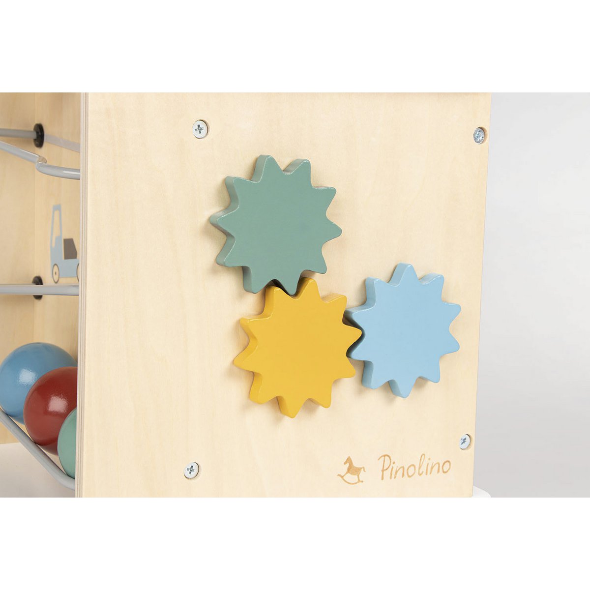 Pinolino Motorkubus Sanna | Houten activiteitenspeelgoed