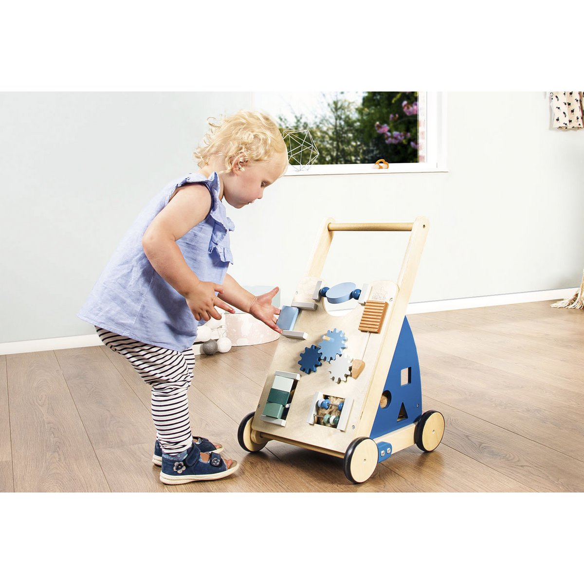 Houten Loopwagen Kind Titus | FSC® & Speelfuncties Vanaf 1 Jaar | Pinolino