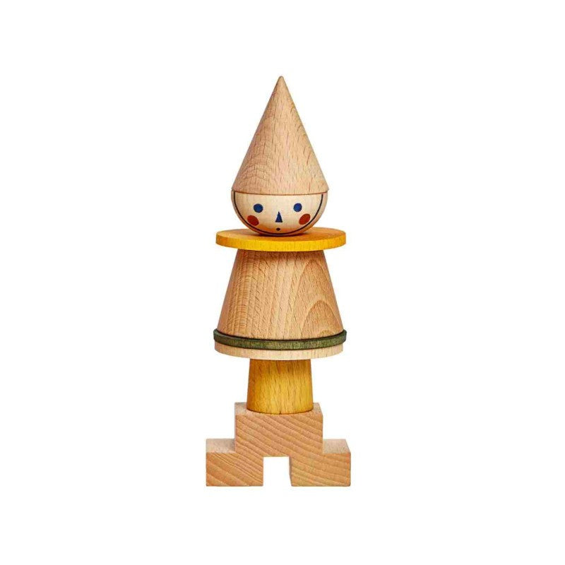 LALA Stick Figure Puzzle - Yellow