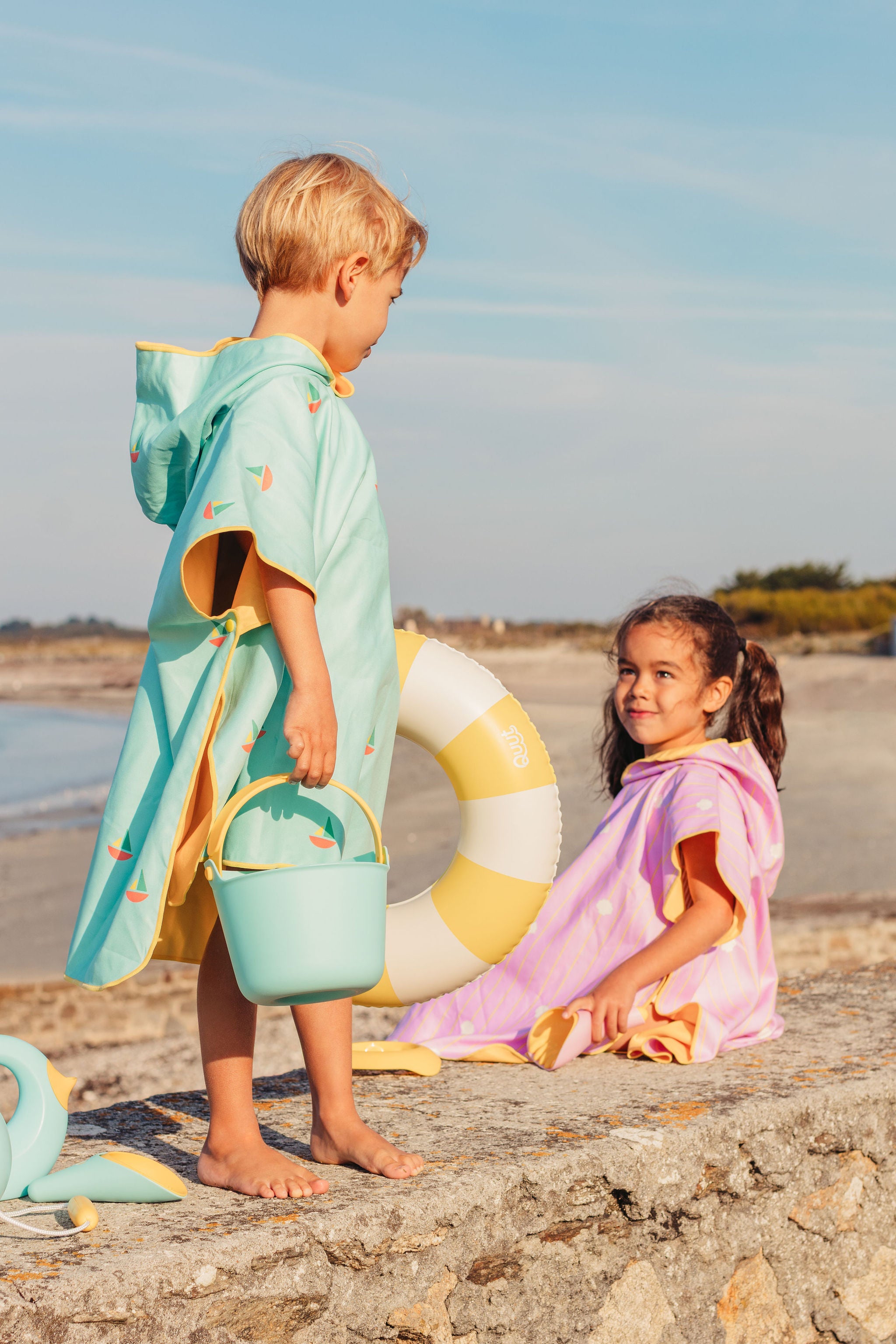 Poncho | Quut | Banana Blue