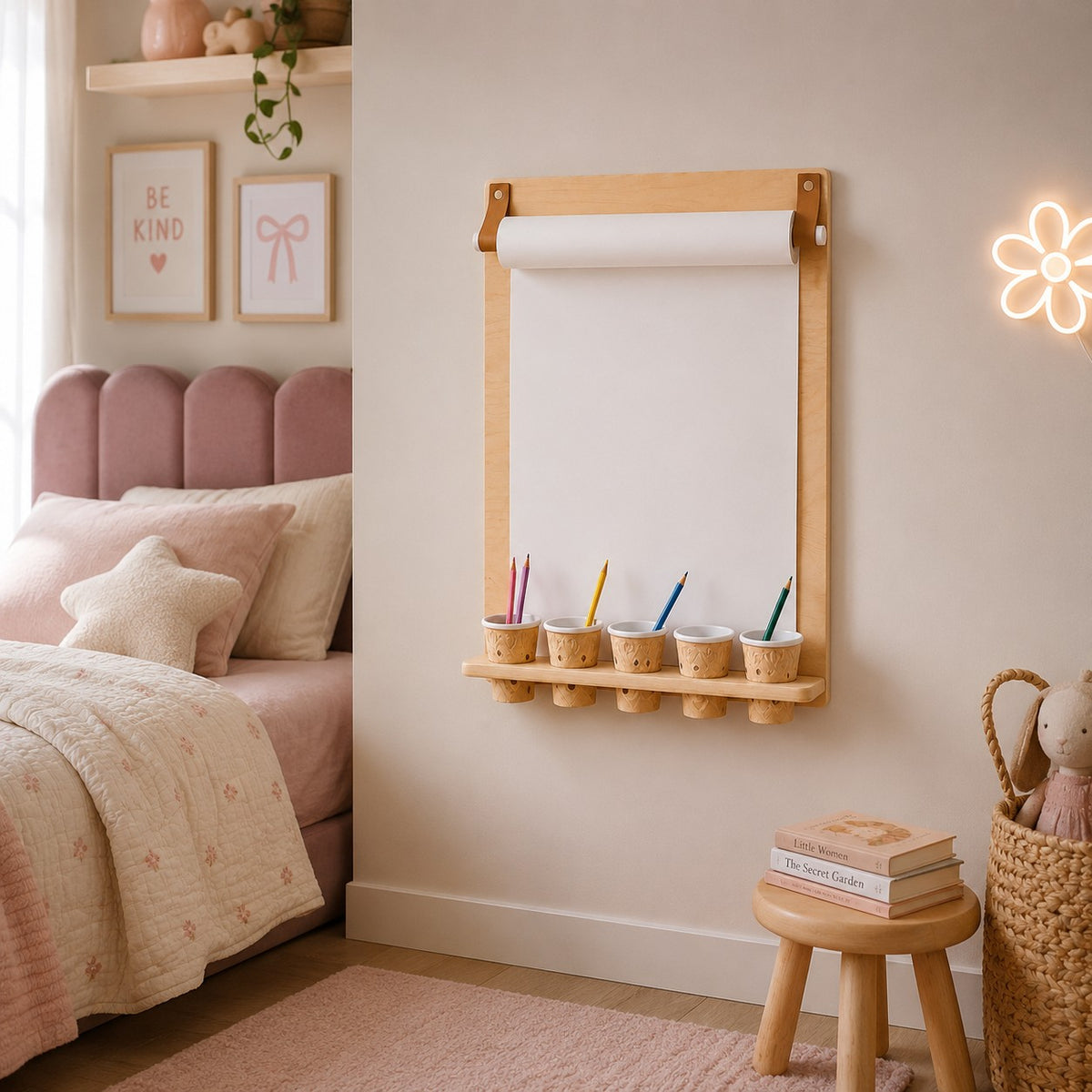 Drawing Board with Pencil Holder – Without Paper Roll