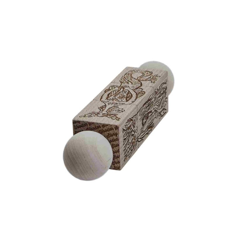 Magic Forest Wooden Spinning Puzzle - Natural