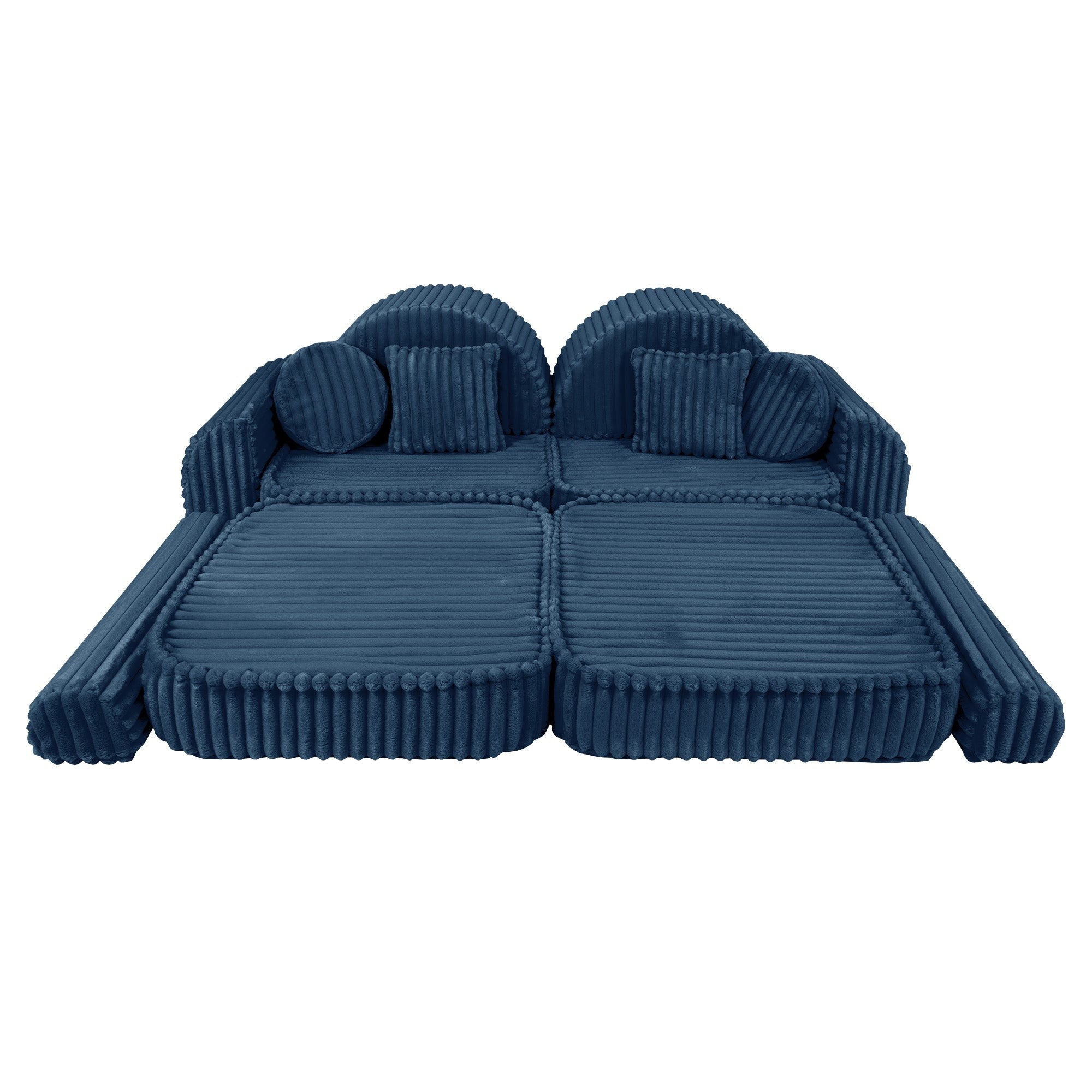 Medium Modular Sofa for Kids - Churros Blue Plus