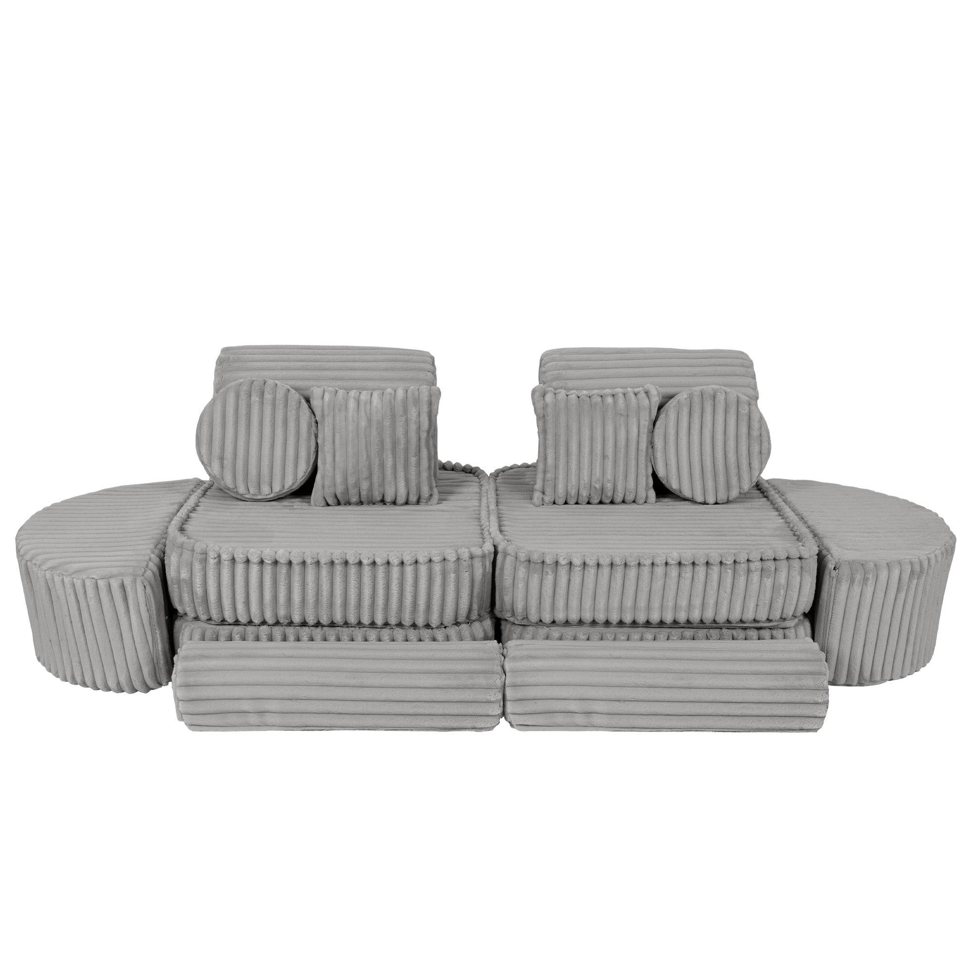 Medium Modular Sofa for Kids - Churros Moon Grey Plus