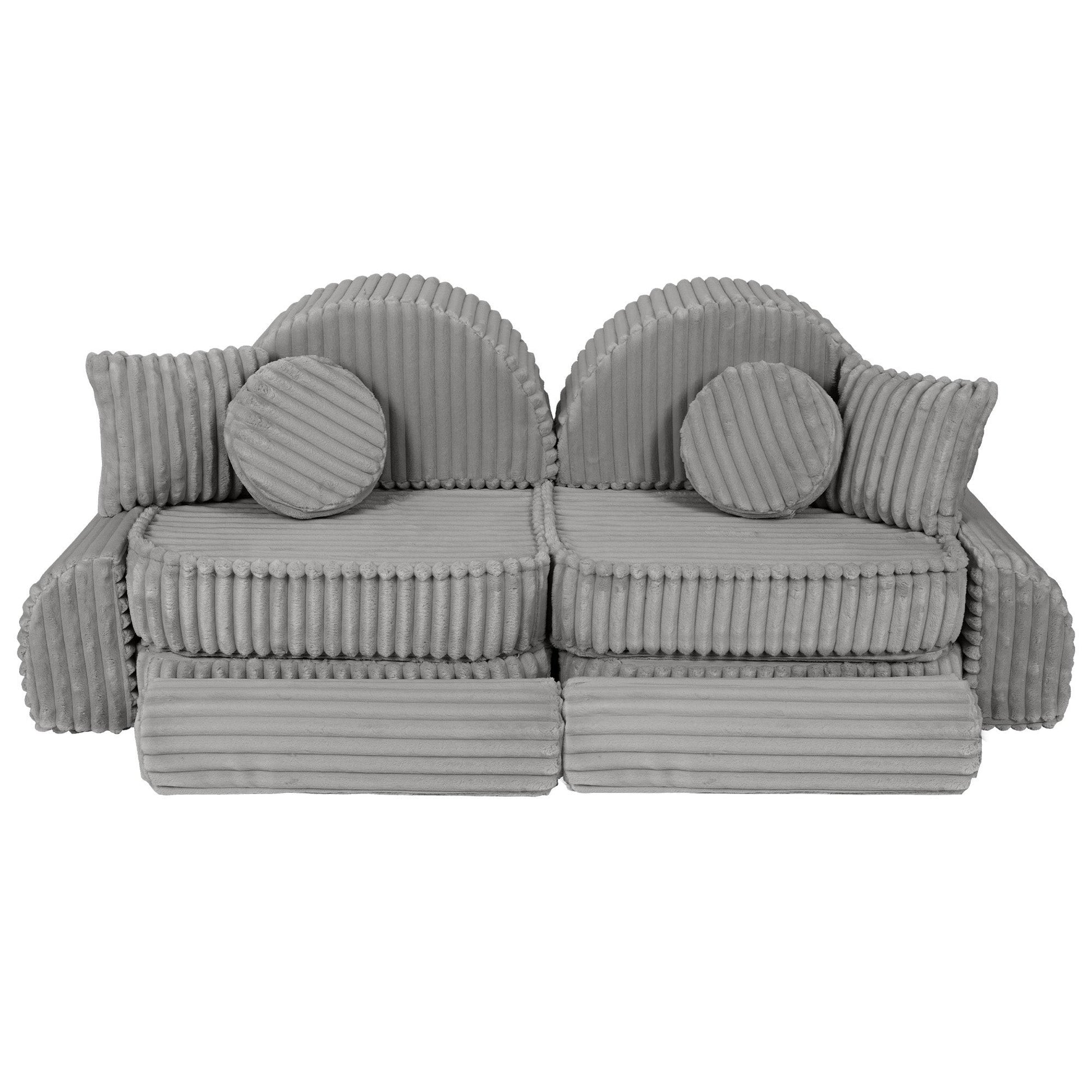 Medium Modular Sofa for Kids - Churros Moon Grey Plus