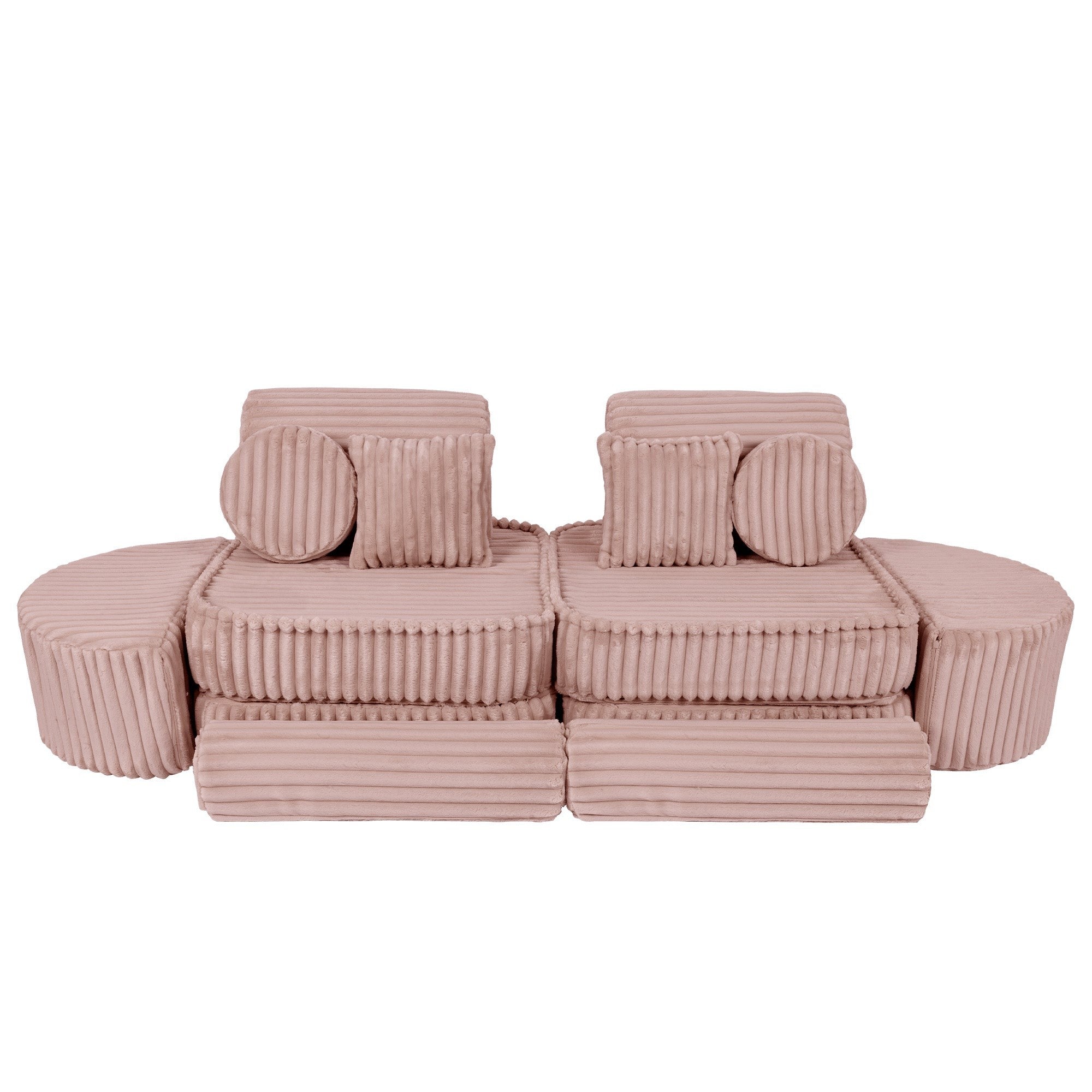 Medium Modular Sofa for Kids - Churros Pink Plus