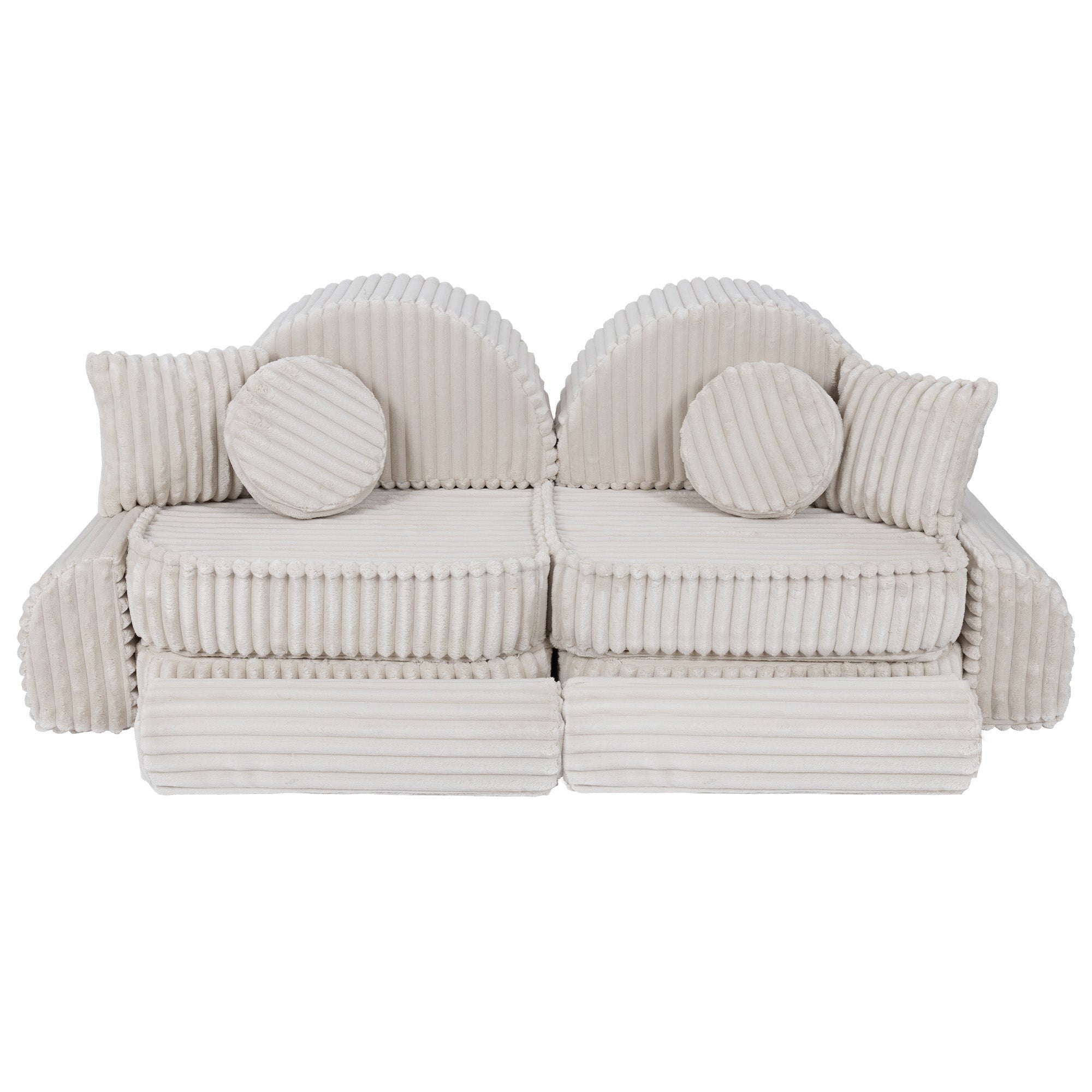 Medium Modular Sofa for Kids - Churros White Plus