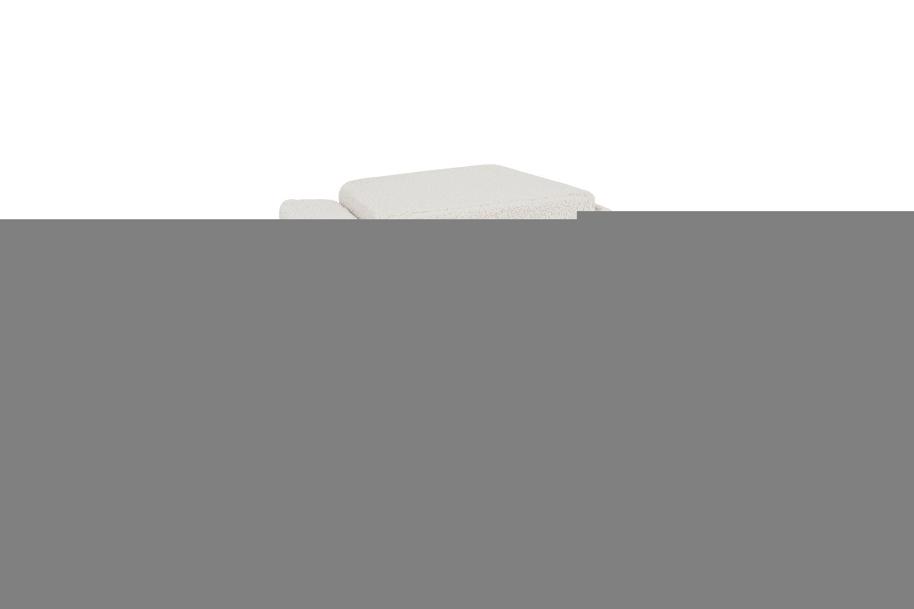 MeowBaby® Bearly Shape Set with 5 Elements - Ecru