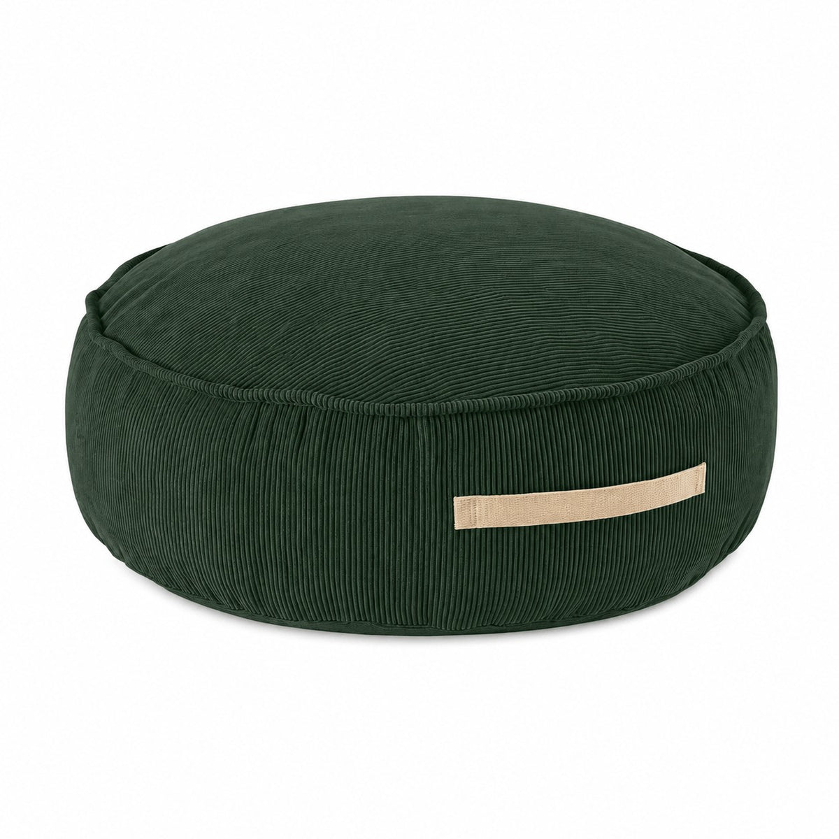 MeowBaby® Corduroy Pouf Round – Forrest