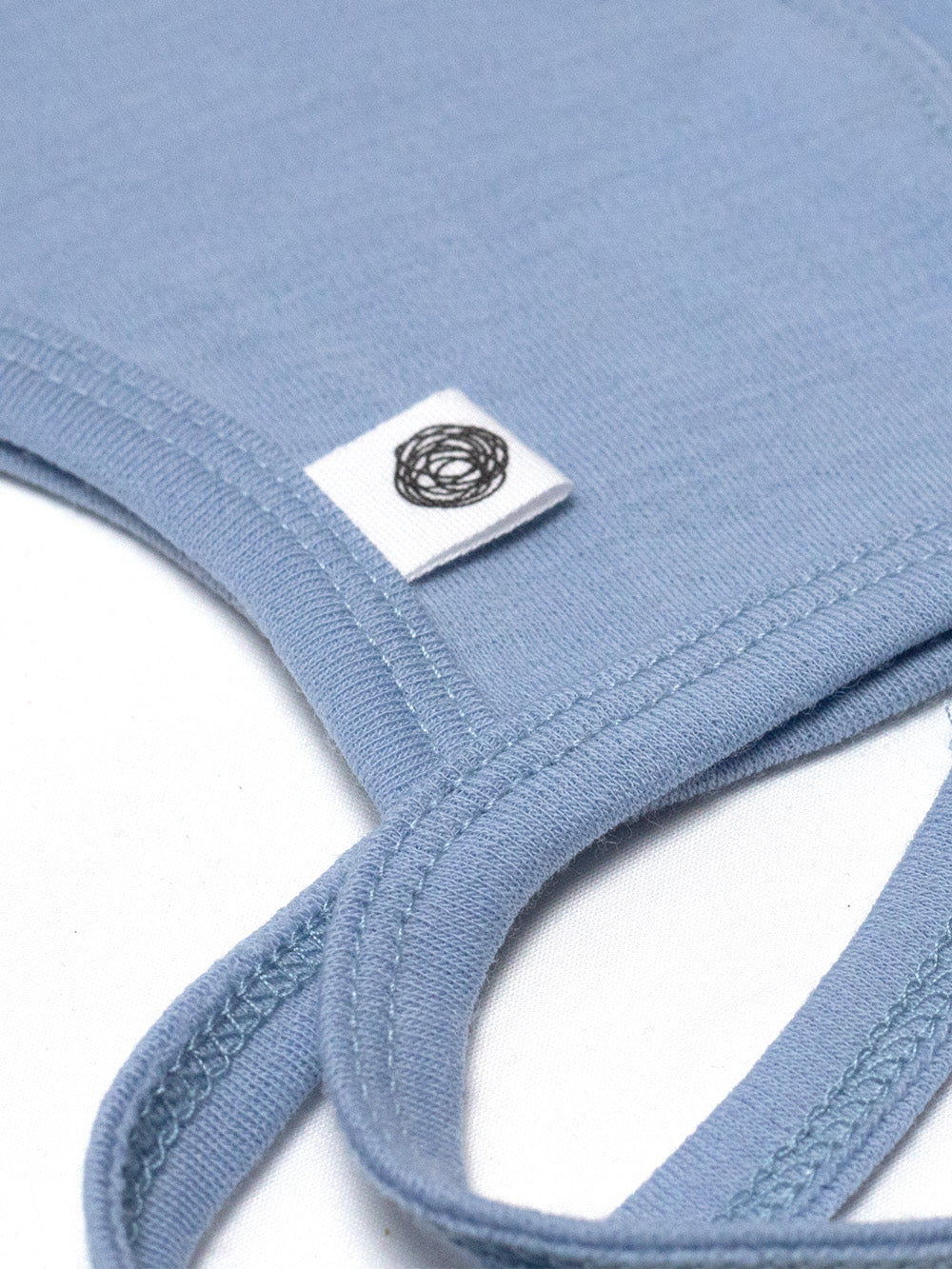 Baby wollen strikmuts | 100% Merinowol | Blue Fog