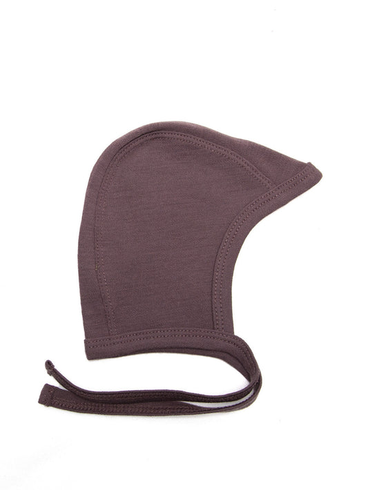 Baby wollen strikmuts | 100%  Merinowol | Peppercorn