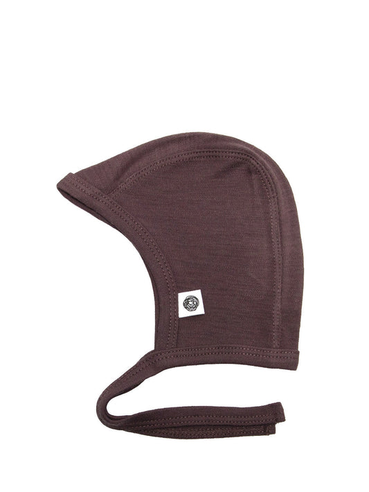 Baby wollen strikmuts | 100%  Merinowol | Peppercorn