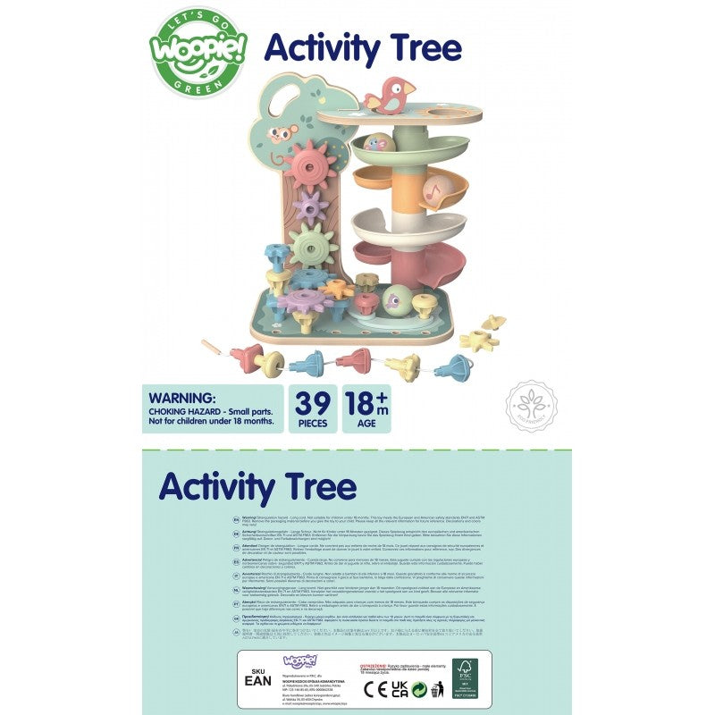 Montessori 4in1 Ball Track Activity Tree